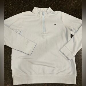 Vineyard Vines Youth Large Light Blue Quarter Zip Pullover